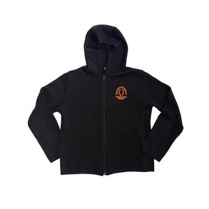 T Q Knits navy zip up hoodie